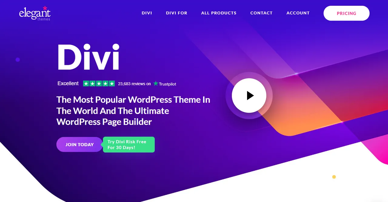 Divi Screenshot